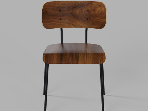 Gus Modern - Bantam Dining Chair 3D Модель