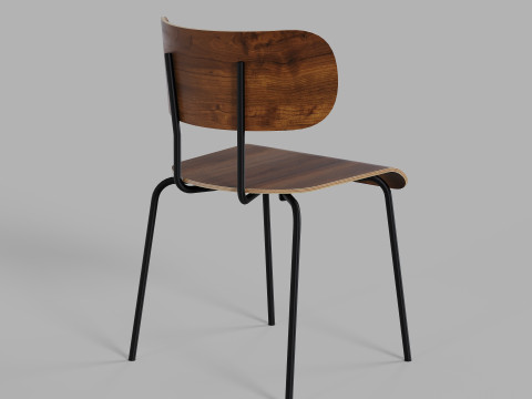 Gus Modern - Bantam Dining Chair 3D Модель