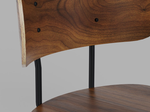 Gus Modern - Bantam Dining Chair 3D Модель