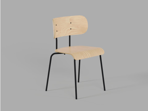 Gus Modern - Bantam Dining Chair 3D Модель