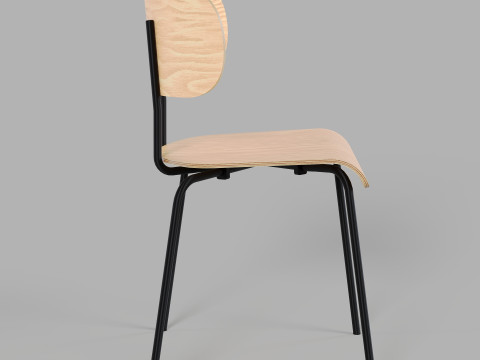 Gus Modern - Bantam Dining Chair 3D Модель