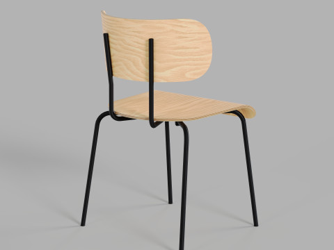 Gus Modern - Bantam Dining Chair 3D Модель