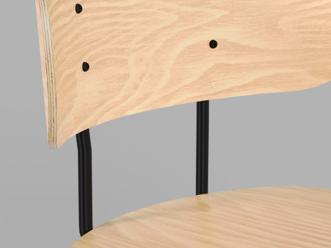 Gus Modern - Bantam Dining Chair 3D Модель