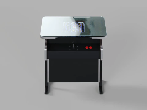 Arcade Game Retro Cocktail Table Machine 3D Model