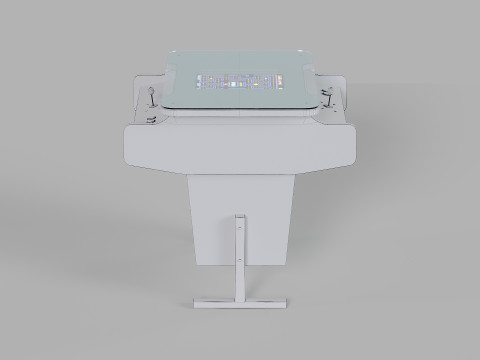 Arcade Game Retro Cocktail Table Machine 3D Model