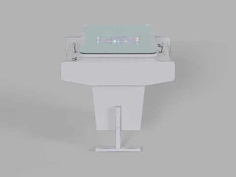 Arcade Game Retro Cocktail Table Machine 3D Model