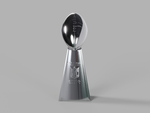 Vince Lombardi NFL Trophy 3D 模型