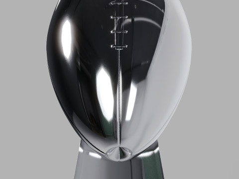 Vince Lombardi NFL Trophy 3D 模型