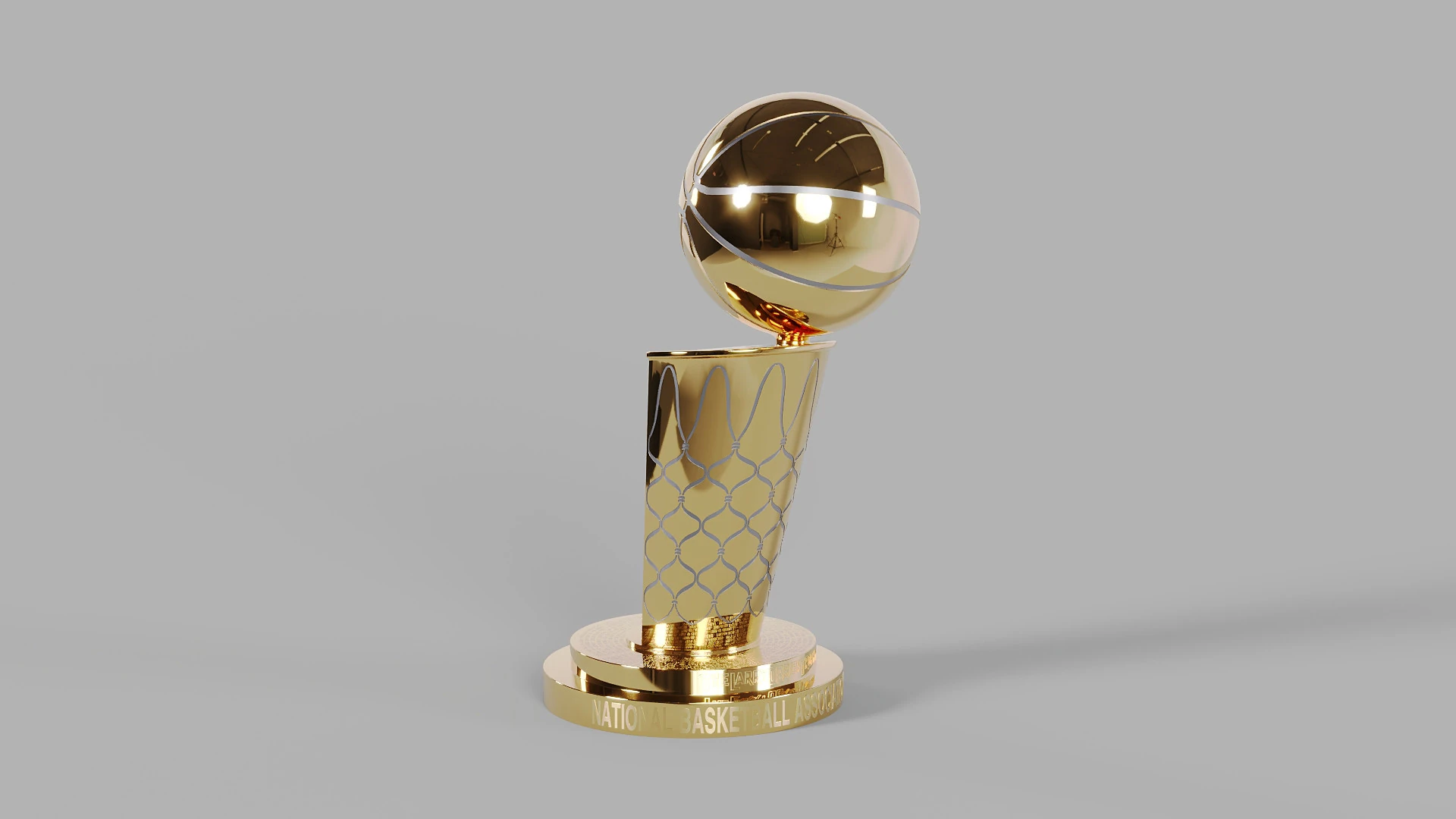 Larry OBrien NBA Trophy 3D Model .c4d .max .obj .3ds .fbx .stl .blend 