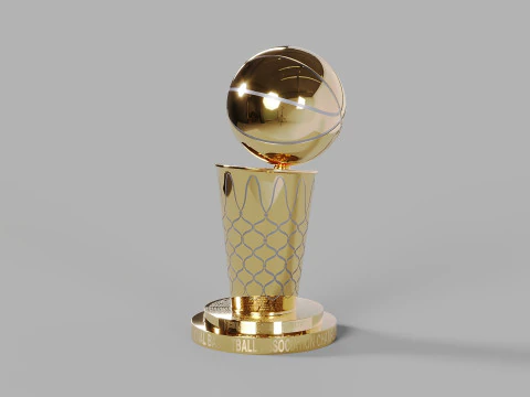 Larry OBrien NBA Trophy 3D Model