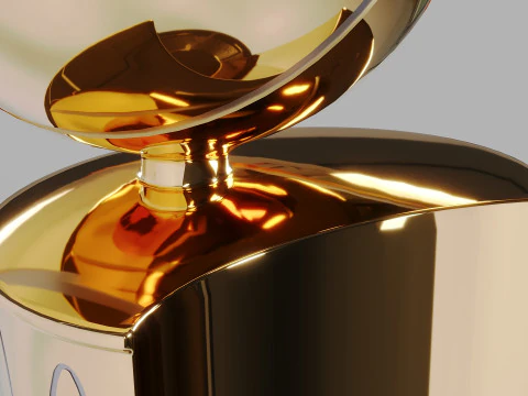 Larry OBrien NBA Trophy 3D Model