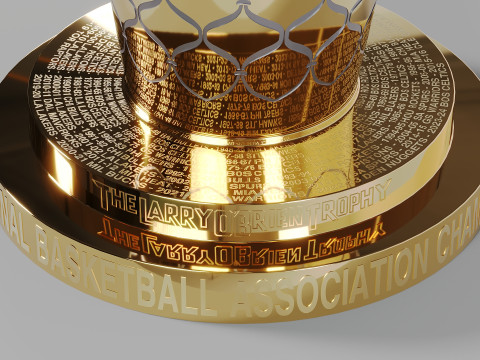 Larry OBrien NBA Trophy 3D मॉडल