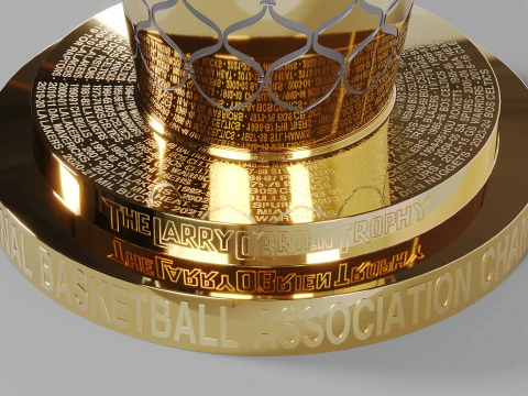 Larry OBrien NBA Trophy 3D Model