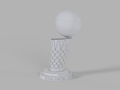 Larry OBrien NBA Trophy 3D मॉडल