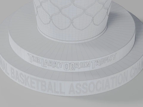Larry OBrien NBA Trophy 3D Model