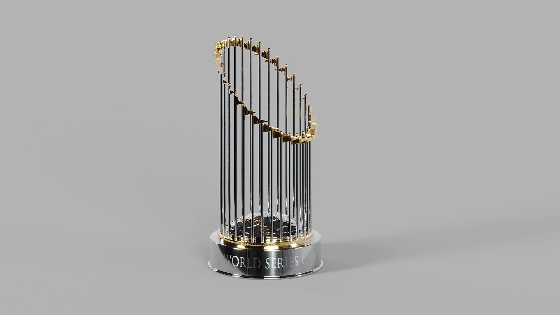 Troféu dos Comissários MLB World Series Modelo 3D .c4d .max .obj .3ds .fbx .stl .blend