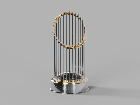 Trof&eacute;u dos Comiss&aacute;rios MLB World Series Modelo 3D