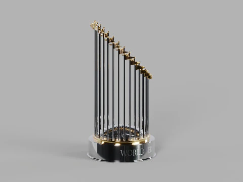 Trof&eacute;u dos Comiss&aacute;rios MLB World Series Modelo 3D
