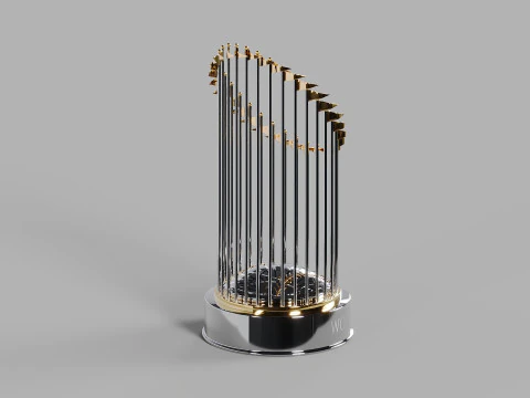 Trof&eacute;u dos Comiss&aacute;rios MLB World Series Modelo 3D