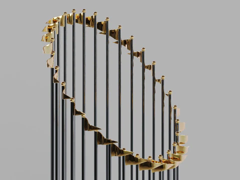 Trof&eacute;u dos Comiss&aacute;rios MLB World Series Modelo 3D
