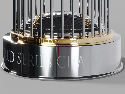 Trof&eacute;u dos Comiss&aacute;rios MLB World Series Modelo 3D