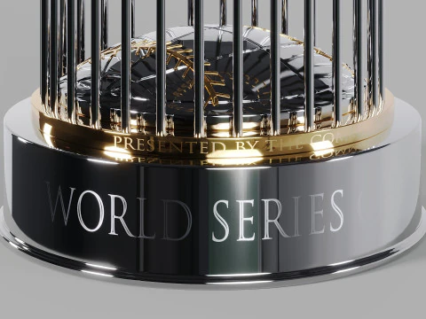 Trof&eacute;u dos Comiss&aacute;rios MLB World Series Modelo 3D