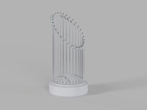 Trof&eacute;u dos Comiss&aacute;rios MLB World Series Modelo 3D