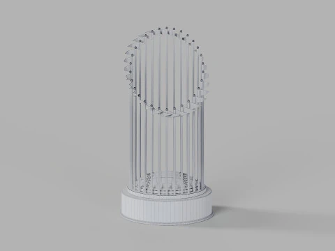 Trof&eacute;u dos Comiss&aacute;rios MLB World Series Modelo 3D