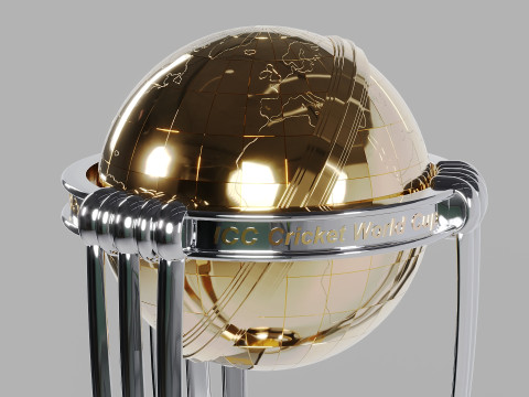 ICC Cricket World Cup Trophy Modèle 3D