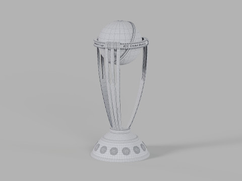 ICC Cricket World Cup Trophy Modèle 3D