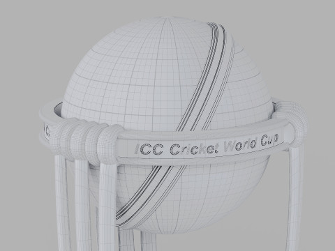 ICC Cricket World Cup Trophy Modèle 3D