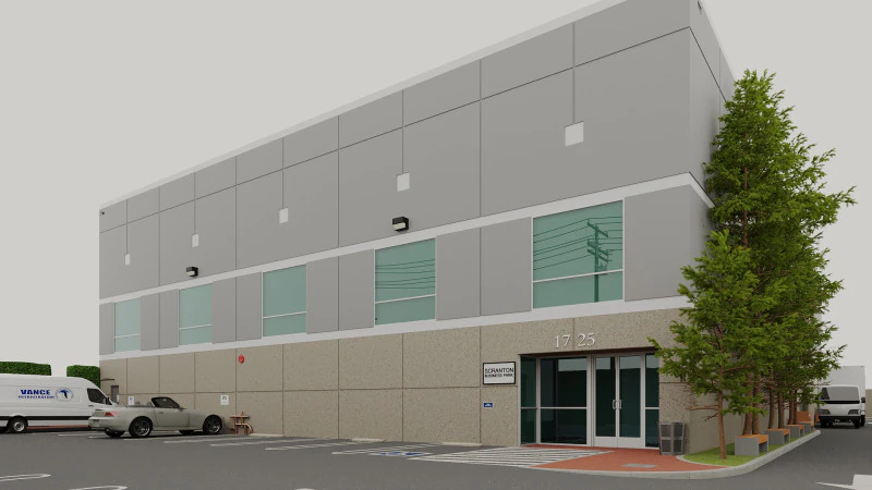 Scranton Business Park - Gedung Perkantoran Model 3D .c4d .max .obj .3ds .fbx .stl .blend 