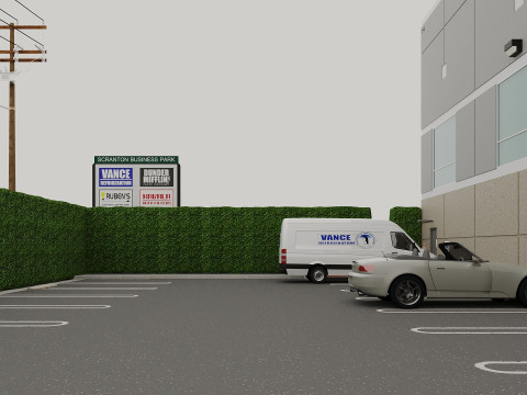Scranton Business Park - The Office Building Modèle 3D
