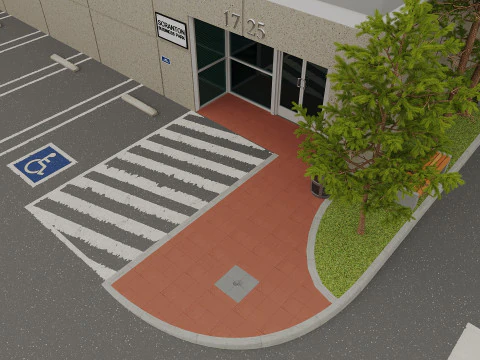 Scranton Business Park - Gedung Perkantoran Model 3D