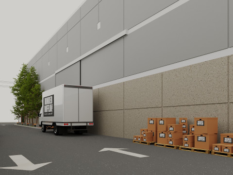 Scranton Business Park - The Office Building Modèle 3D