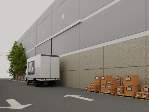 Scranton Business Park - Gedung Perkantoran Model 3D