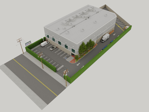 Scranton Business Park - The Office Building Modèle 3D