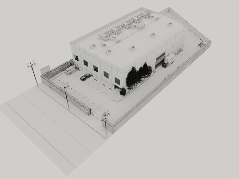 Scranton Business Park - The Office Building Modèle 3D