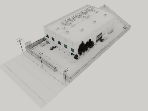 Scranton Business Park - Gedung Perkantoran Model 3D