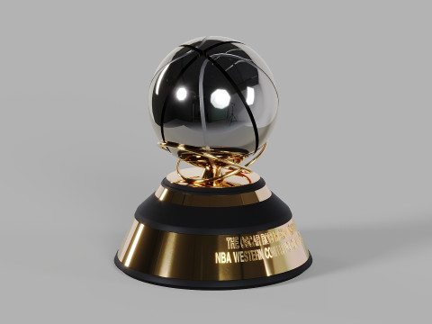The Oscar Robertson NBA Western Conference Trophy 3D Модель