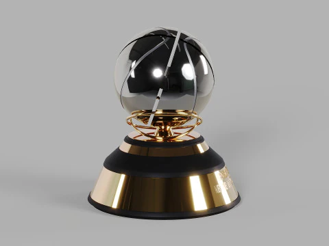 Il trofeo Oscar Robertson NBA Western Conference Modello 3D