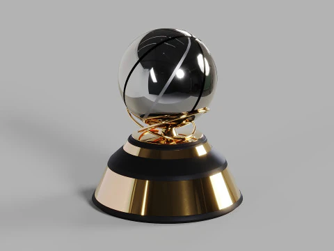 Il trofeo Oscar Robertson NBA Western Conference Modello 3D