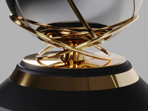 Il trofeo Oscar Robertson NBA Western Conference Modello 3D