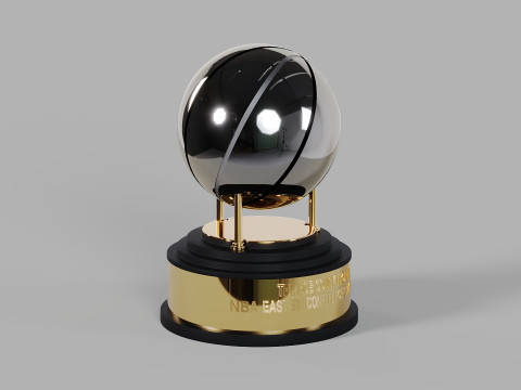 The Bob Cousy NBA Eastern Conference Trophy 3D मॉडल