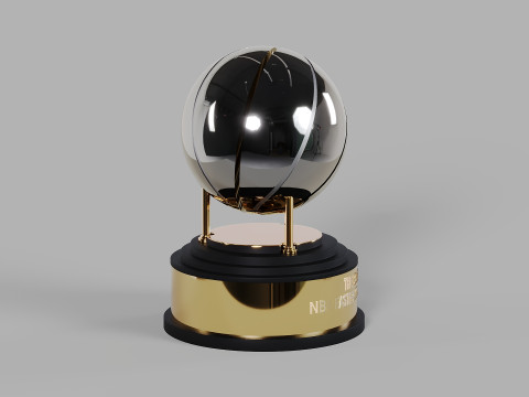 The Bob Cousy NBA Eastern Conference Trophy 3D मॉडल