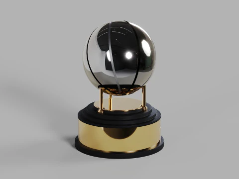 Trof&eacute;u Bob Cousy da Confer&ecirc;ncia Leste da NBA Modelo 3D