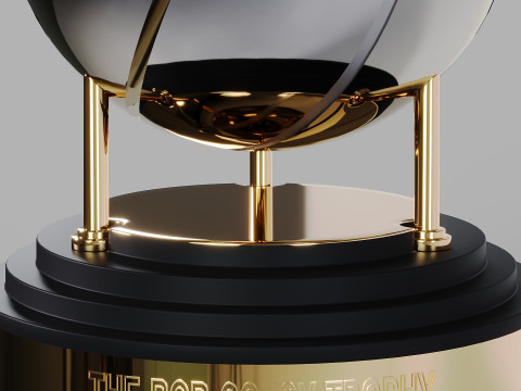 The Bob Cousy NBA Eastern Conference Trophy 3D मॉडल