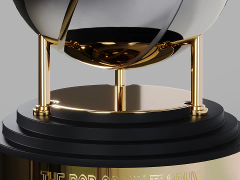 Trof&eacute;u Bob Cousy da Confer&ecirc;ncia Leste da NBA Modelo 3D