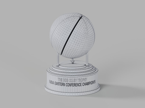 The Bob Cousy NBA Eastern Conference Trophy 3D मॉडल