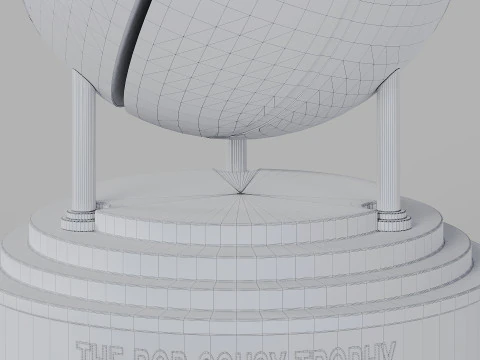 Trof&eacute;u Bob Cousy da Confer&ecirc;ncia Leste da NBA Modelo 3D